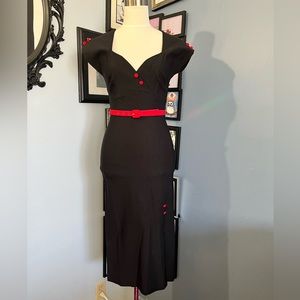 Manhattan stop staring wiggle cocktail bombshell dress small